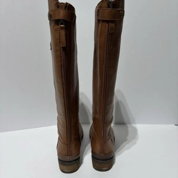 Sam Edelman Women’s Penny Brown Leather Boots, Size 7 M